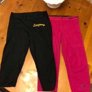 Nike workout capris